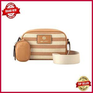 Camera Crossbody Bag with Removable Pouch and Web Strap